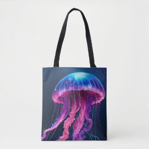 "Magnifique sac de design de méduse brillante par