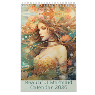 Magnifique Sirène Calendrier 2025, Sirène