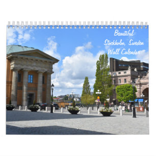 Magnifique Stockholm, Suède Calendrier Mur
