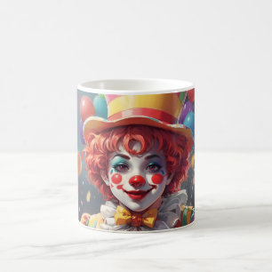 Magnifique tasse de clown à monogramme personnalis