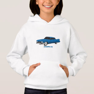 Magnifique voiture classique bleue de 1959