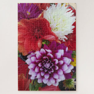 Magnifiques fleurs énorme puzzle