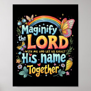 Magnify The Lord Christlich Vbs 2025 Christlich Su Poster