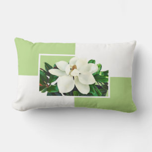 Magnolia Bloom   Gelb/grün rückgängig Lendenkissen