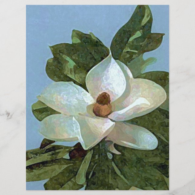 Magnolia Blossom Blume Flyer (Vorne)