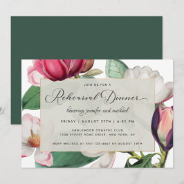 Magnolia Blossoms Elegante Probe Florenz Einladung
