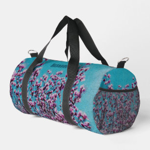 Magnolia blüht Blauer Himmel Personalisiert Duffle Bag