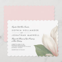 Magnolia Blume Blossom Einladung