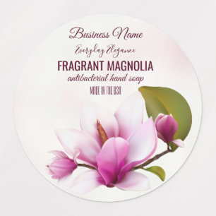 Magnolia Blume Business Labels Etiketten