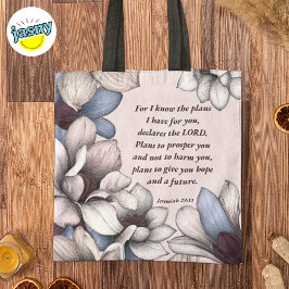 Magnolia Blume Christliche Schrift Jeremiah 29:11 Tasche