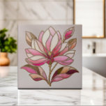 Magnolia Blume Mosaik Keramik Tile Fliese<br><div class="desc">Diese Fliesen zeigen die Eleganz der magnolischen Blume in einem faszinierenden Mosaikstil. Egal,  ob Sie Ihre Küche,  Ihr Bad oder einen anderen Raum dekorieren,  diese Fliesen verleihen Ihnen eine Touch botanischer Schönheit.</div>