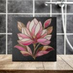 Magnolia Blume Mosaik Keramik Tile Fliese<br><div class="desc">Diese Fliesen zeigen die Eleganz der magnolischen Blume in einem faszinierenden Mosaikstil. Egal,  ob Sie Ihre Küche,  Ihr Bad oder einen anderen Raum dekorieren,  diese Fliesen verleihen Ihnen eine Touch botanischer Schönheit.</div>