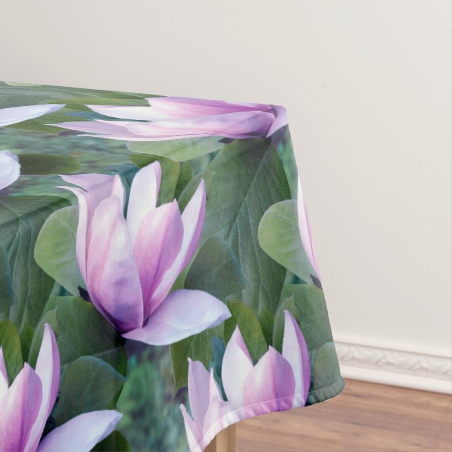 Magnolia-Blume-Muster Tischdecke (Beispiel)
