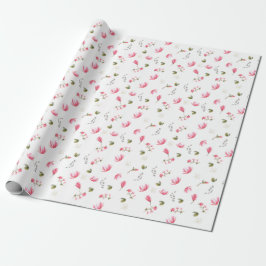 Magnolia Blume Packpapier, rosa Magnolia Geschenkpapier
