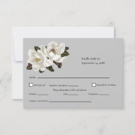 Magnolia-Blume RSVP Karte