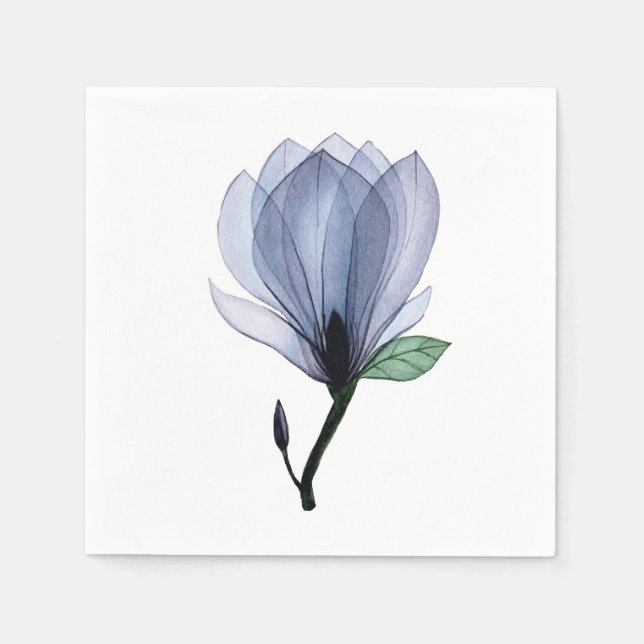 Magnolia-Blume Serviette (Vorderseite)
