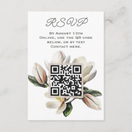 Magnolia-Blume UAWG QR-Code Begleitkarte