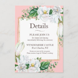 Magnolia Blush Begleitkarte