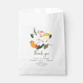 Magnolia Citrus Duwer Gefallen Beutel Liebe ist sü Geschenktütchen