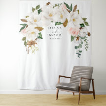 Magnolia Cotton Backdrop Foto Stand