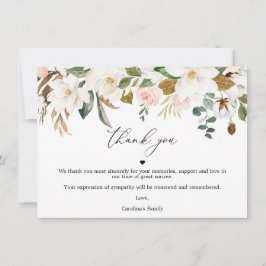 Magnolia Cotton Danke, dass Sie Card Feier des Leb Dankeskarte