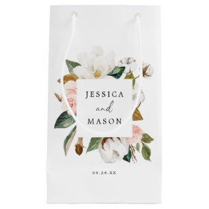 Magnolia Cotton Hotel Wedding Gift Bag Kleine Geschenktüte