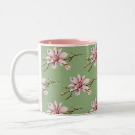 Magnolia-Erinnerungen Zweifarbige Tasse