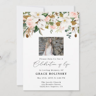 Magnolia Et Coton Célébration Des Invitations De V