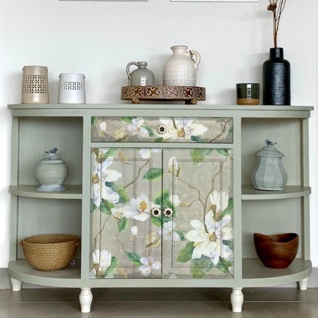 Magnolia Farmhouse Gray Ephemera Decoupage Seidenpapier (Von Creator hochgeladen)