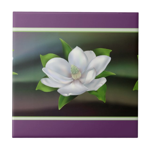 Magnolia Fliese (Vorderseite)