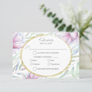 Magnolia Floral UAWG RSVP Karte