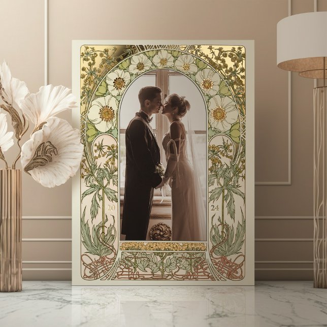 Magnolia Foto Foil Poster Jugendstil Hochzeit (Von Creator hochgeladen)