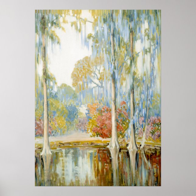 Magnolia Gardens by Alfred Hutty Poster (Vorne)