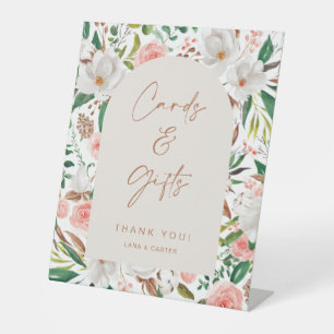 Magnolia Gift Table Wedding L201 Pedestal Sign Sockelschild