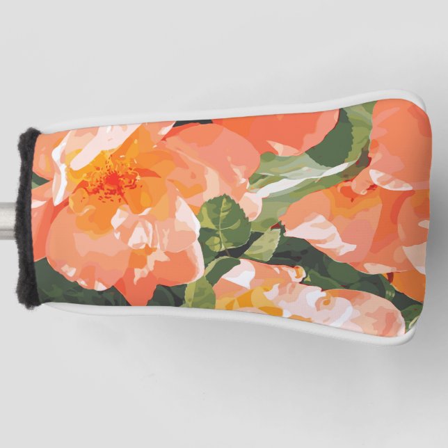 Magnolia Golf Headcover (Vorderseite)