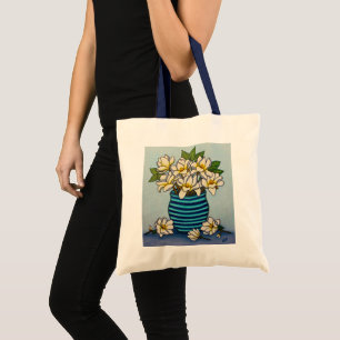 Magnolia Grandiflora Budget Bag von Lisa Lorenz Tragetasche