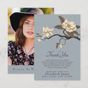Magnolia Grey Célébration de la Carte de remerciem