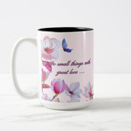 Magnolia Große Liebe Zweifarbige Tasse