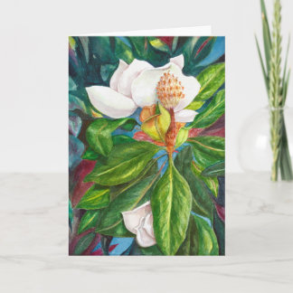 "Magnolia ."Grußkarte Karte