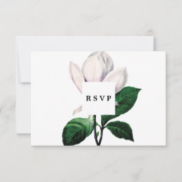 Magnolia Hochzeit Brautparty rsvp Karte