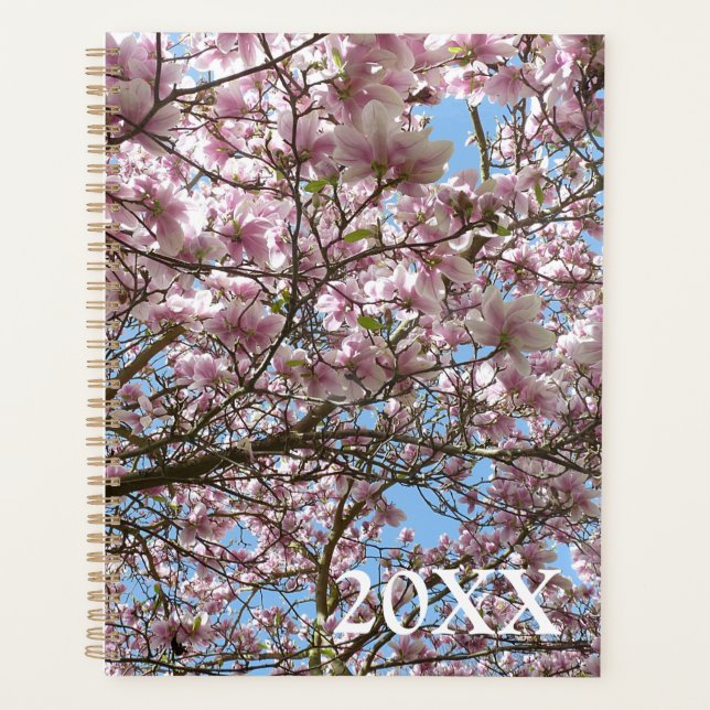 Magnolia im April Planer (Vorderseite)