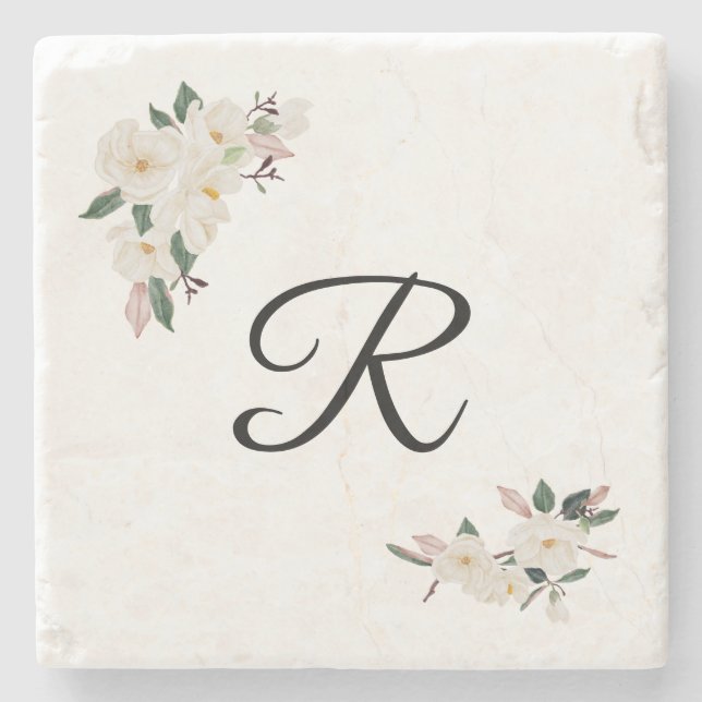 Magnolia Initial Untersetzer (Vorderseite)