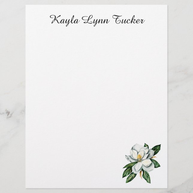 Magnolia Letterhead Briefbogen (Vorderseite)