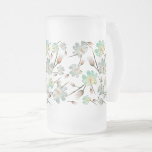 Magnolia Motif Gelé Beer Mug