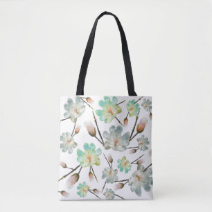 Magnolia-Muster auf der Totwand Tasche