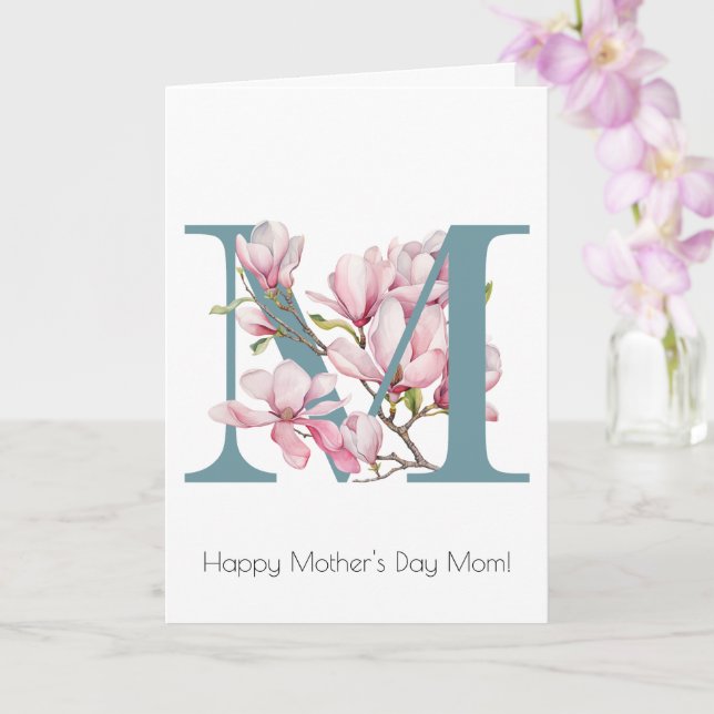 Magnolia Muttertagskarte Karte (Orchidee)