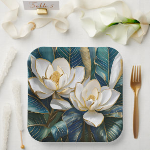 Magnolia Pappteller