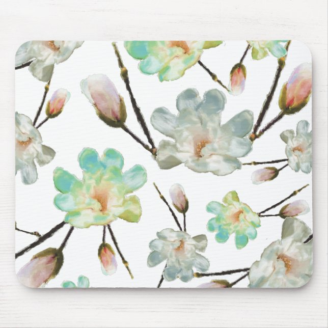 Magnolia Pattern Mousepad (Vorne)