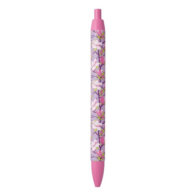 Magnolia Pen blühend Kugelschreiber (Vorderseite Vertikal)