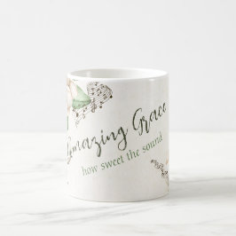 Magnolia "Phantastisch Grace" Wasserfarbe Kaffeetasse